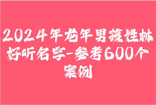 2024年龙年男孩姓林好听名字-参考600个案例